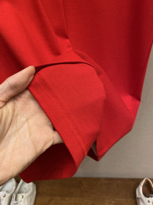 구찌 로고 자수 코튼 반팔 티셔츠 001-255693
