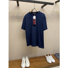 구찌 면 소재 로고 자수 반팔 티셔츠 001-255694