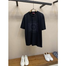 구찌 면 디지털 프린팅 반팔 티셔츠 001-255714