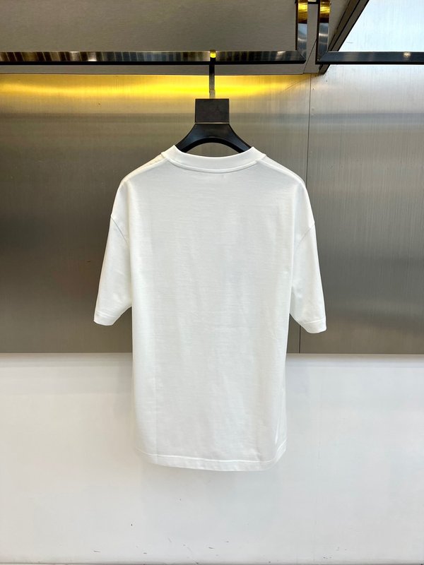 구찌 남성용 여름 라운드넥 반팔 티셔츠 001-255723