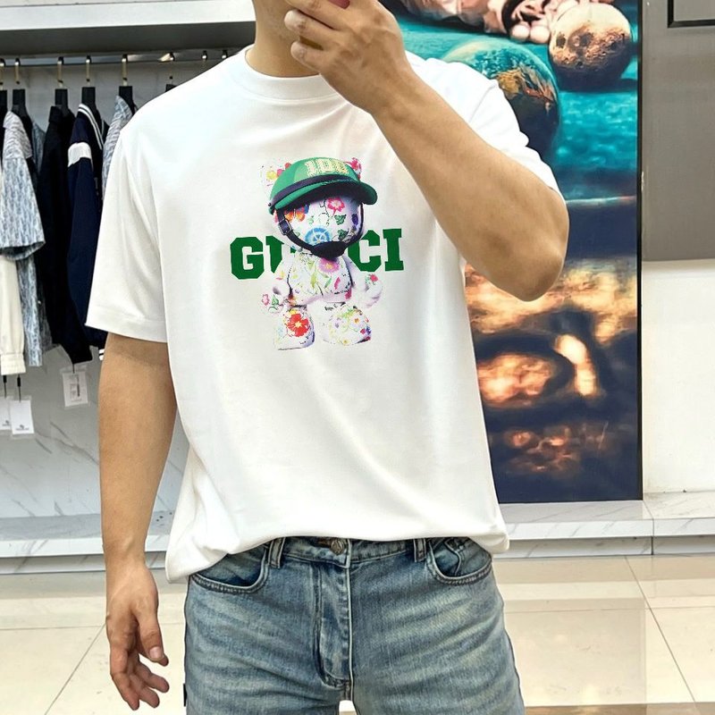 구찌 여름 신상 라운드넥 반팔 티셔츠 001-255765