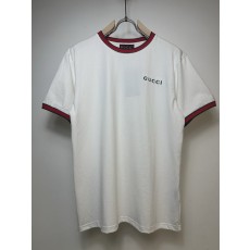 구찌 레터 자수 코튼 반팔 티셔츠 001-255805