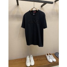 구찌 더블 G 자수 심플 반팔 티셔츠 001-255964