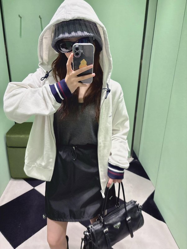 프리미엄 레터 프린트 지퍼 후드 집업 자켓 001-256134