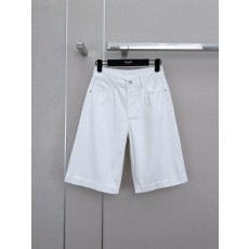 프라다 신상 화이트 데님 하프 팬츠 001-256156