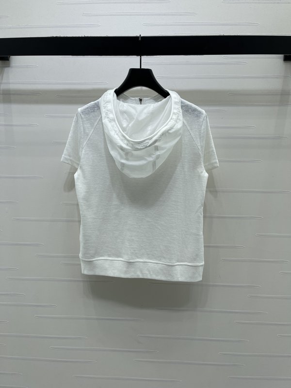 프라다 후드 반팔 티셔츠 001-256170