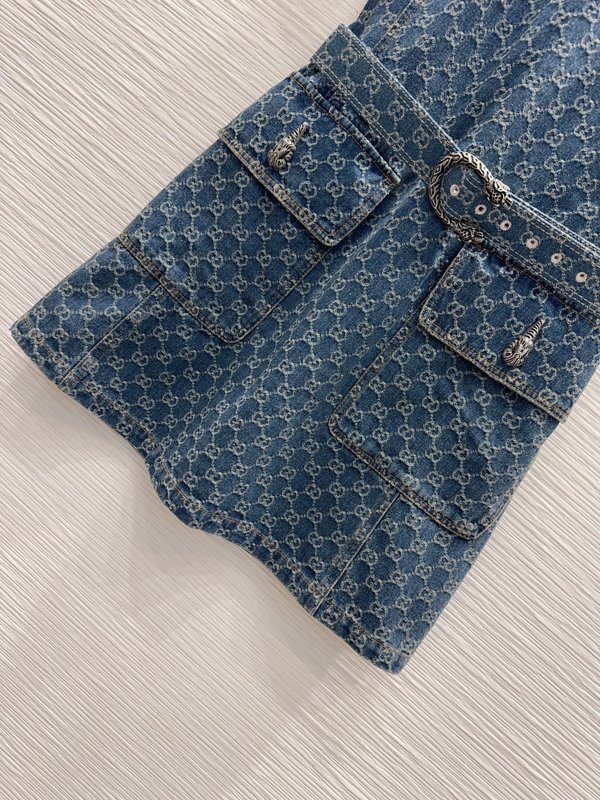 고급 데님 원피스 001-256205