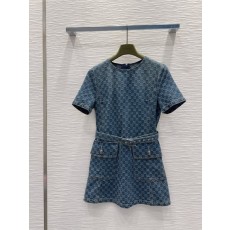 고급 데님 원피스 001-256205