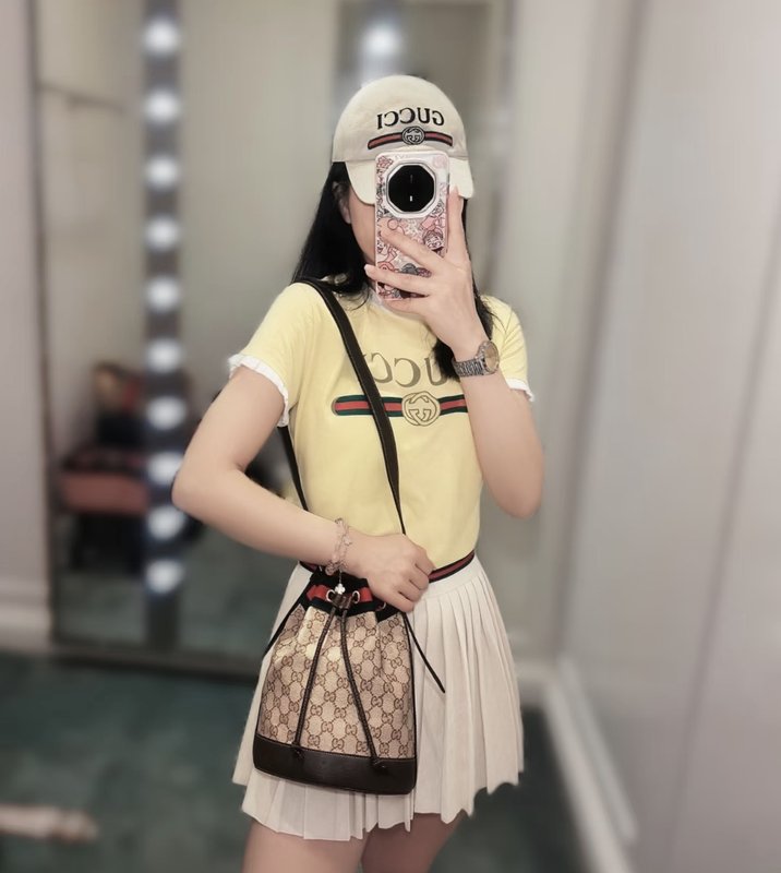 레터 프린트 러플 소매 컬러 블로킹 라운드넥 반팔 티셔 001-256388