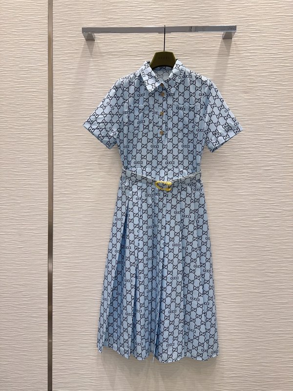 Guc 주름 원피스 우아한 기품 디자인 001-256420