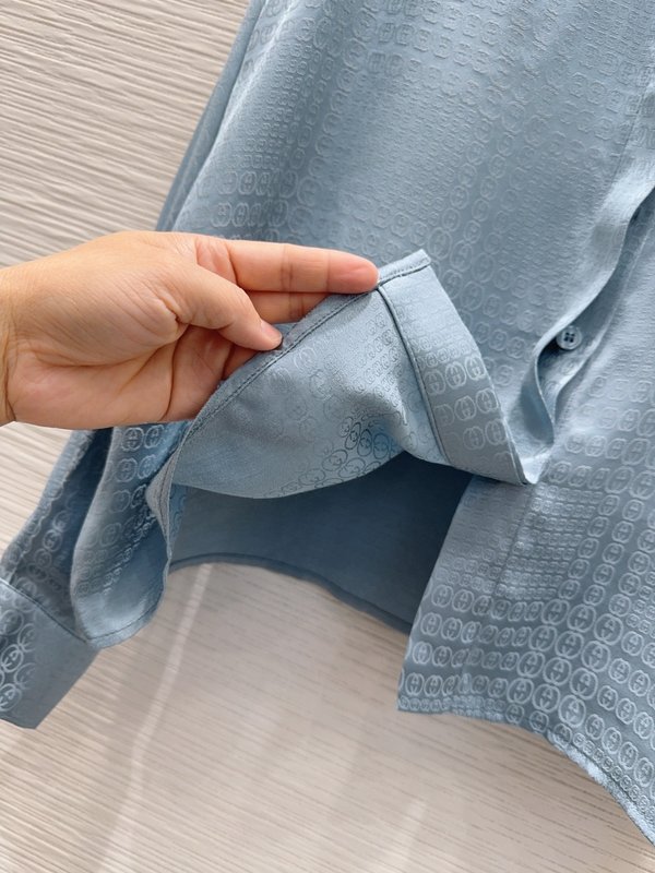 빈티지 실크 소재 고급스러운 상의 001-256456
