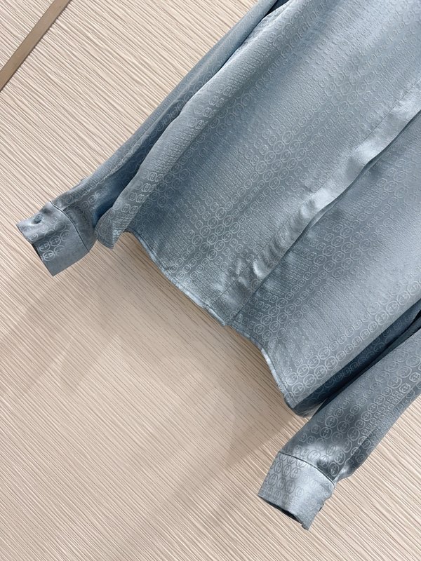 빈티지 실크 소재 고급스러운 상의 001-256456