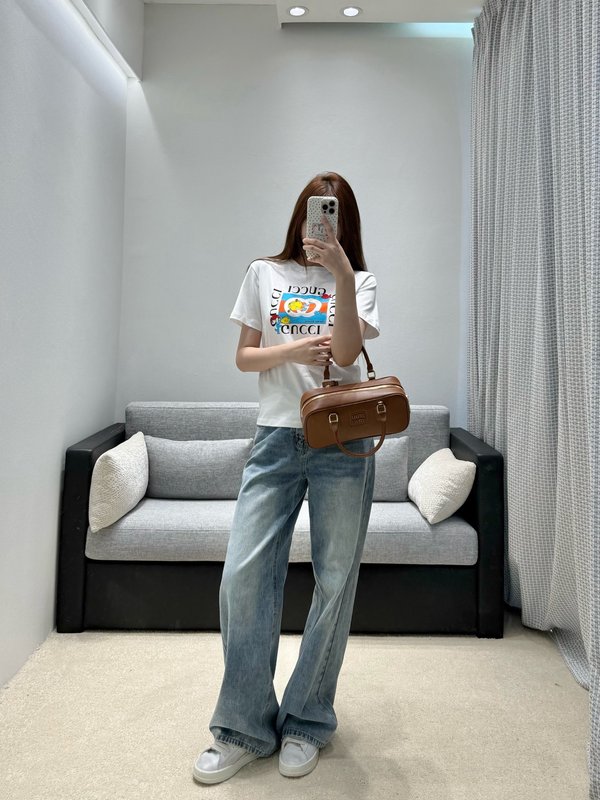 구찌 콜라보 카툰 프린트 반팔 티셔츠 001-256474