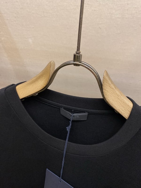 프라다 심플 면 반팔 티셔츠 001-256518