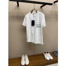 프라다 남성 코튼 프린팅 반팔 티셔츠 001-256574