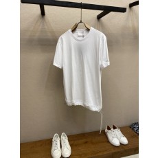 프라다 라운드넥 드로스트링 반팔 티셔츠 001-256575