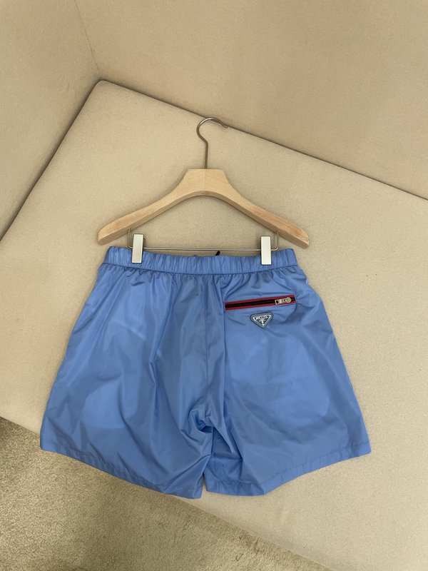 프라다 남성 나일론 지퍼 쇼츠 001-256609