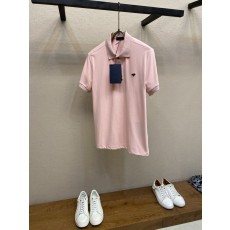 프라다 남성 피케 반팔 폴로 셔츠 001-256688