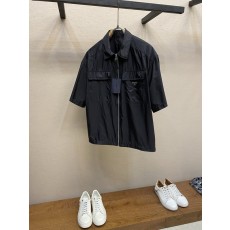 프라다 리사이클 나일론 심플 반팔 셔츠 001-256709