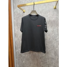 프라다 테크니컬 스타일 면 티셔츠 001-256727