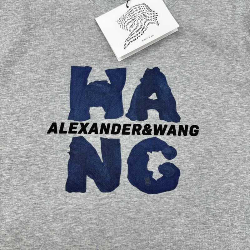 알렉산더왕 HANG 로고 면 티셔츠 001-256746