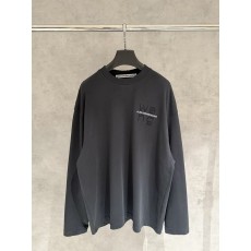 알렉산더왕 중량감 마모 패치 자수 후드티 001-256799