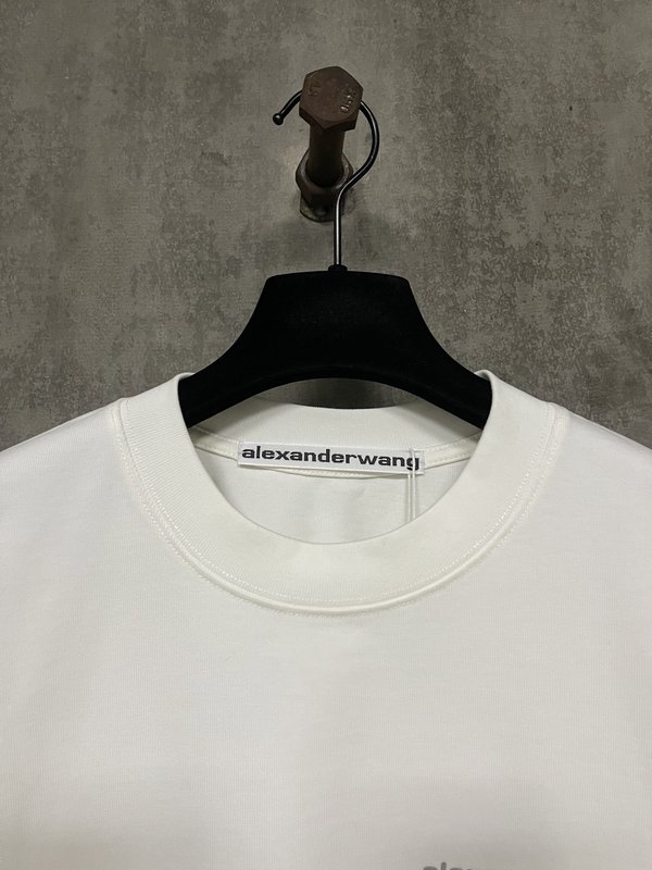 알렉산더왕 스몰 로고 프린트 반팔 티셔츠 001-256825