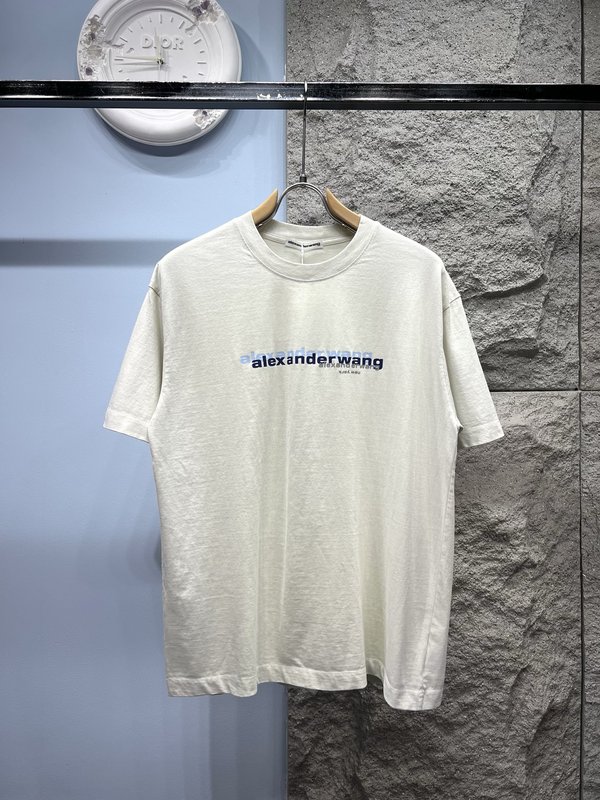 알렉산더왕 오버사이즈 레터 프린트 반팔 티셔츠 001-256827