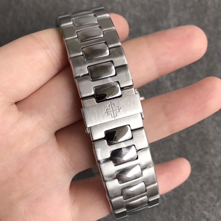 파텍 필립 나우틸러스 영구력상 월상 강철 밴드 시계 001-257895
