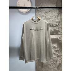 알렉산더 왕 프린트 레터 긴팔 티셔츠 001-258041