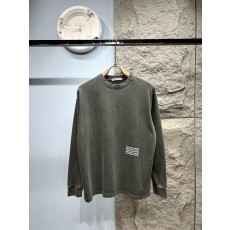 알렉산더왕 두꺼운 중첩 레터링 긴팔 티셔츠 001-258045