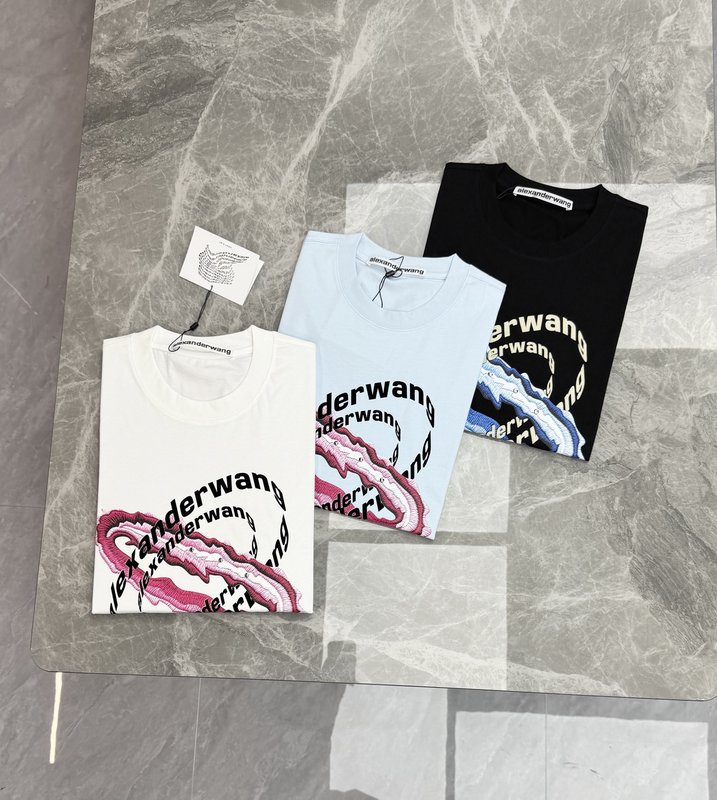 알렉산더왕 프린트 로고 면 티셔츠 001-258050