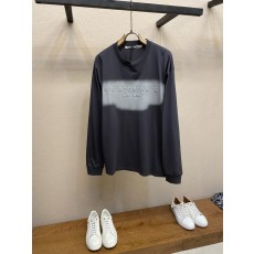 알렉산더왕 순면 그레이 엠보 로고 반사 코팅 롱슬리브 001-258052