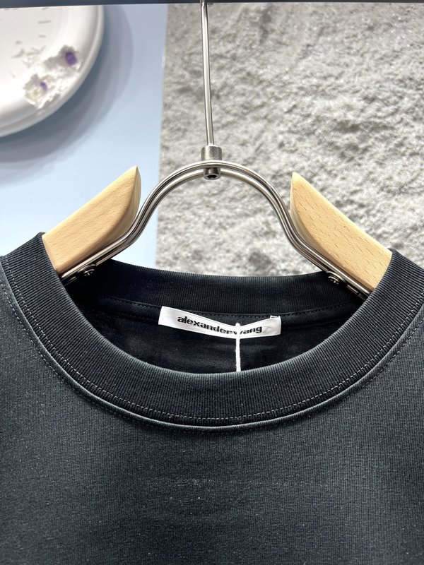 알렉산더왕 체인 프린트 반팔 티셔츠 001-258083