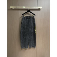 알렉산더왕 사이드 프린트 로고 데님 팬츠 001-258098