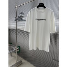 알렉산더왕 로고 면 반팔 티셔츠 001-258111