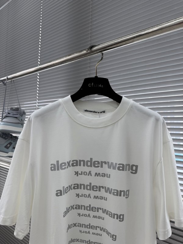 알렉산더왕 더블 야사 순면 반팔 티셔츠 001-258141