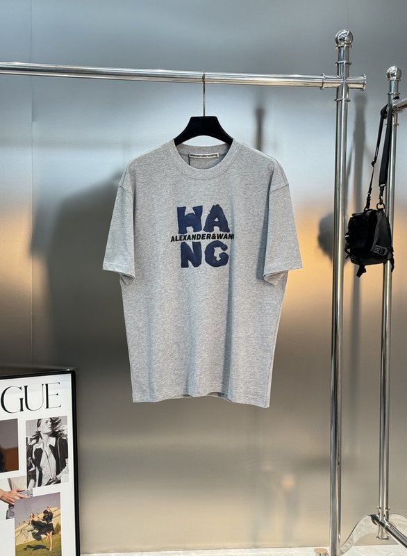 알렉산더왕 HANG 로고 프린팅 면 티셔츠 001-258146