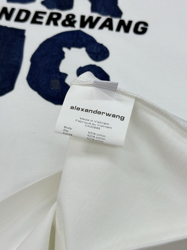 알렉산더왕 HANG 로고 프린팅 면 티셔츠 001-258146