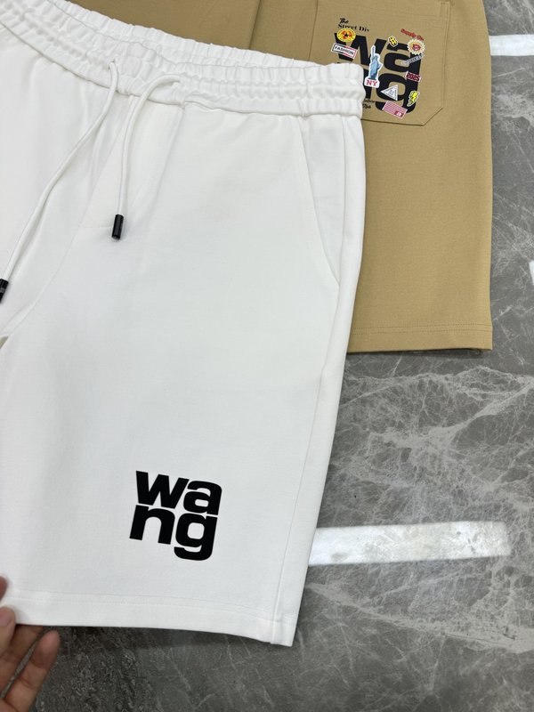 알렉산더왕 여름 면혼방 하프 팬츠 001-258156