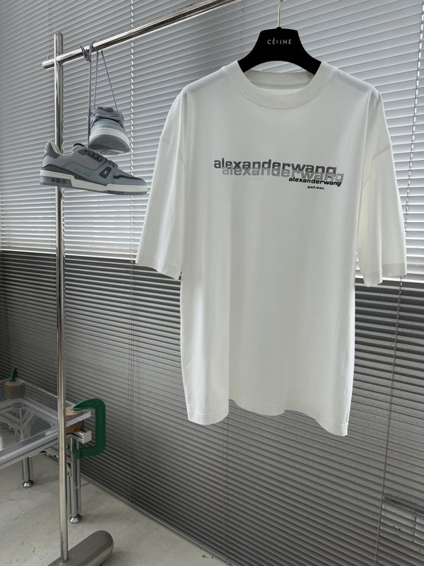알렉산더왕 로고 프린팅 반팔 티셔츠 001-258176