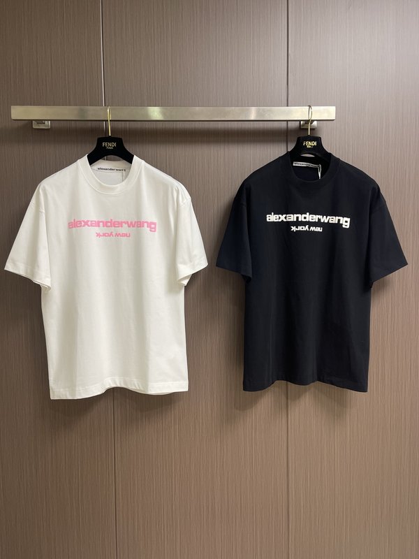 알렉산더왕 발포 프린팅 라운드넥 티셔츠 001-258184