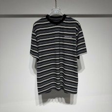 알렉산더왕 스트라이프 라운드 반팔 티셔츠 001-258196