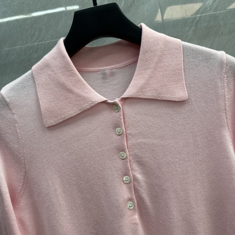톰브라운 클래식 4 바 울 폴로 반팔 티셔츠 001-258555