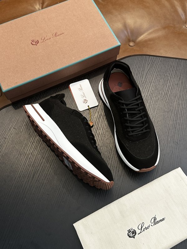 로로피아나 니트 울 블렌드 스니커즈 001-258662