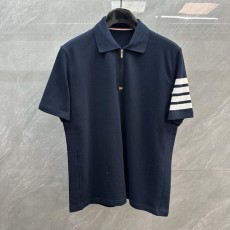 톰브라운 4 바 하프 집업 피케 폴로 셔츠 001-258742