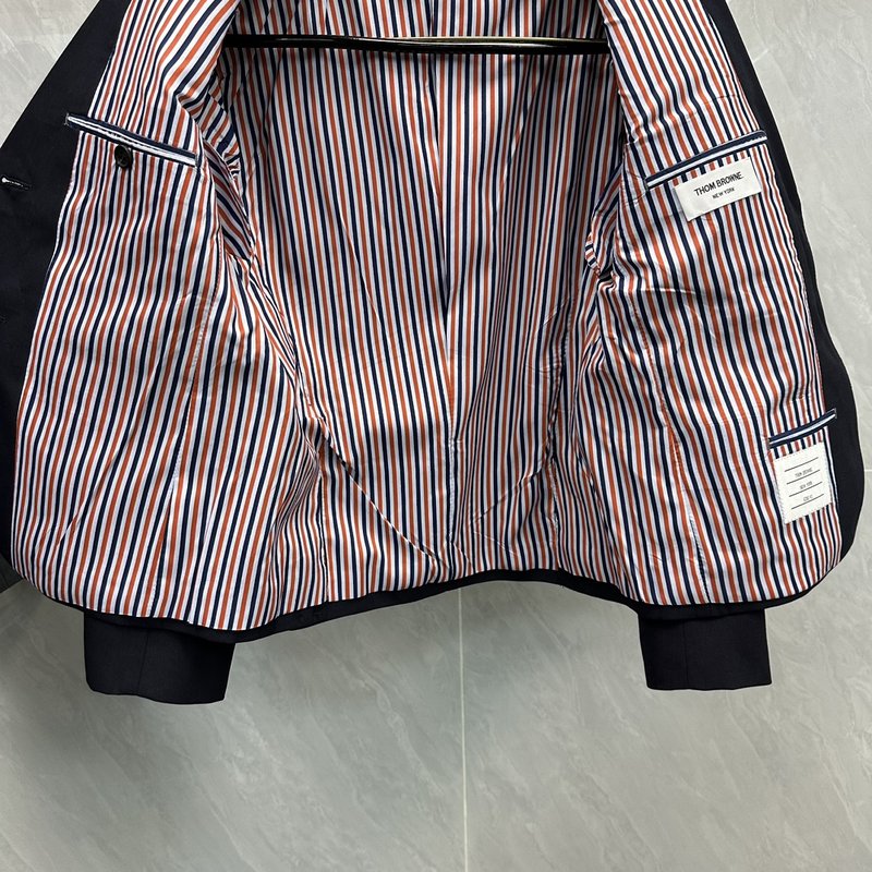 브라운 울 정장 세트 001-258748