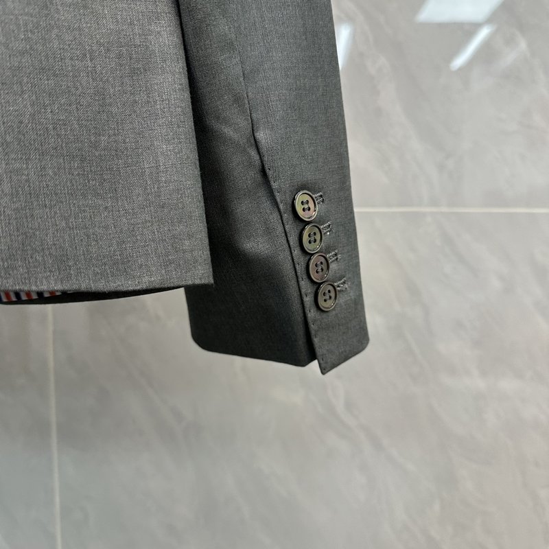 브라운 울 정장 세트 001-258757