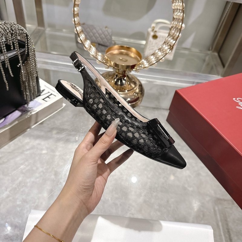 로저 비비에 오픈 토 메쉬 샌들 001-259036