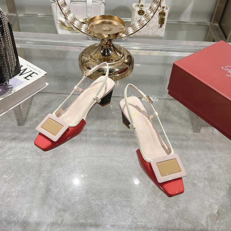 로저 비비에 뉴 컬러 미들 힐 샌들 001-259042